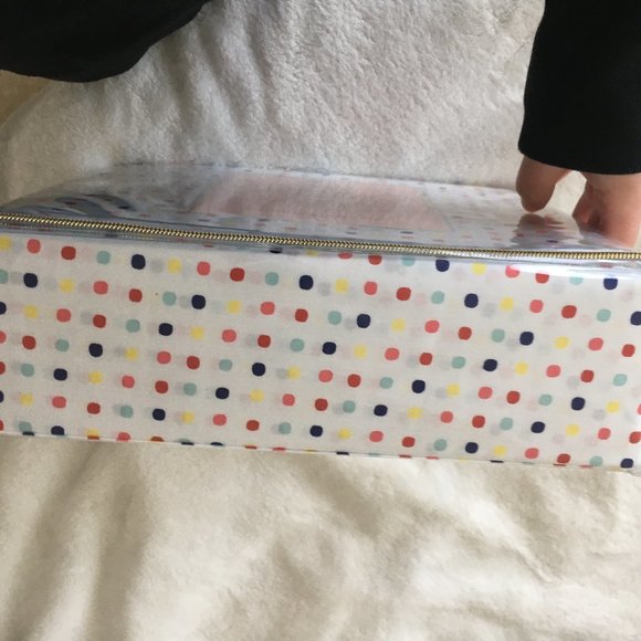 kate spade colourful polka dot full sheet bedding set of 4 nwt - Picture 6 of 8
